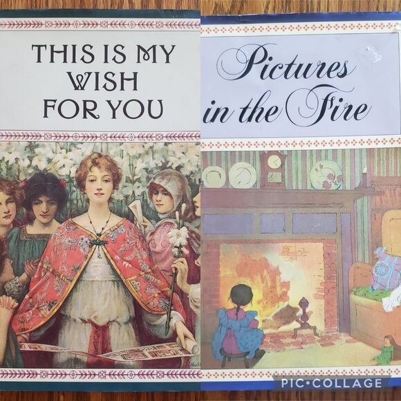 Lot of 2 Vintage Blue Lantern Poetry Picture Books (HC) - Picture 1 of 9